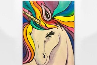 Paint Nite: Rainbow The Unicorn